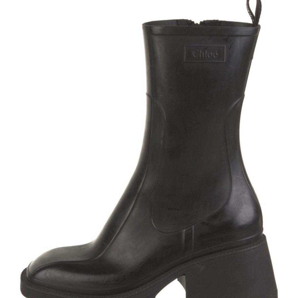 Chloe Black Ankle Boots